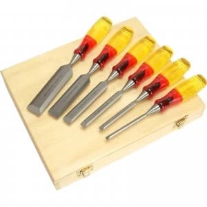 Marples M373 6 Piece Splitproof Bevel Edge Wood Chisel Set