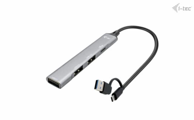 i-tec i-tec USB-C/USB-A Metal HUB 1x USB 3.0 + 3x USB 2.0 CAHUBMETALMINI4