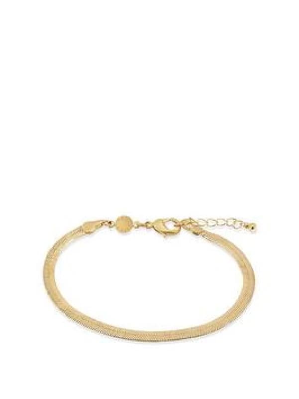 Katie Loxton The Curated Collection Ciana Snake Gold-Plated Chain Bracelet Gold female KLJ6277