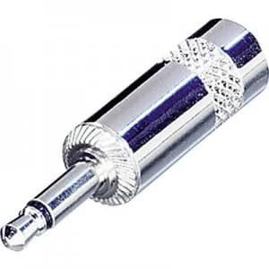 3.5mm audio jack Plug straight Number of pins 2 Mono Silver Rean AV NYS226