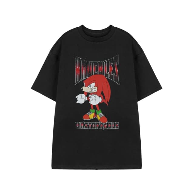 Sonic the Hedgehog Sonic the Hedgehog Men Short Sleeved T-Shirt in Black Size: Small Black S Male 5063203918072