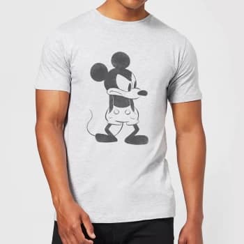 Disney Mickey Mouse Angry T-Shirt - Grey - XS