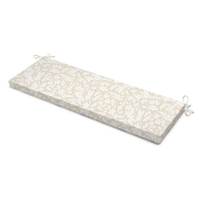 Luxury Living Blossom Cream Garden Bench Seat Pad