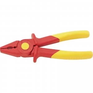 Knipex Fully Insulated Plastic Soft Grip Flat Nose Pliers 180mm