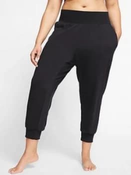 Nike Training Flow Hyper Pant (Curve) - Black, Size 26-28=3X, Women