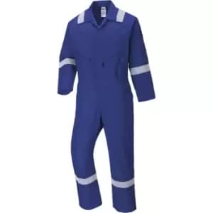 Portwest C814 Iona Cotton Coverall Royal Blue S