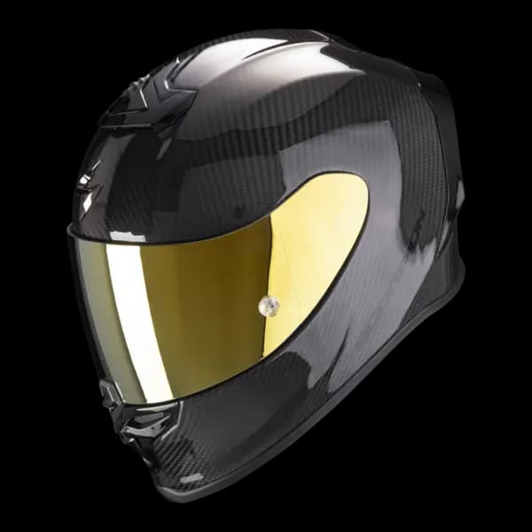 Scorpion Exo-R1 Evo Carbon Air Solid Black Full Face Helmet XS