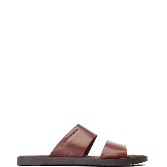 Base London Base London Men Maven Slider in Brown Size: 10 Brown 10 Male 5038538356806