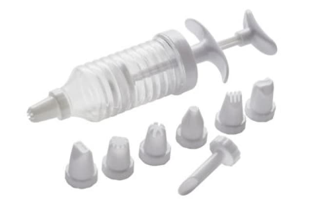 Premier Housewares Hallie White And Clear Pp Cake Decorating Set White