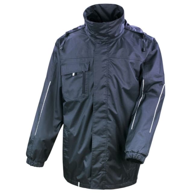 Result Core Mens Transit 3 in 1 Softshell Printable Jacket in Navy Size: XS Navy Male XS