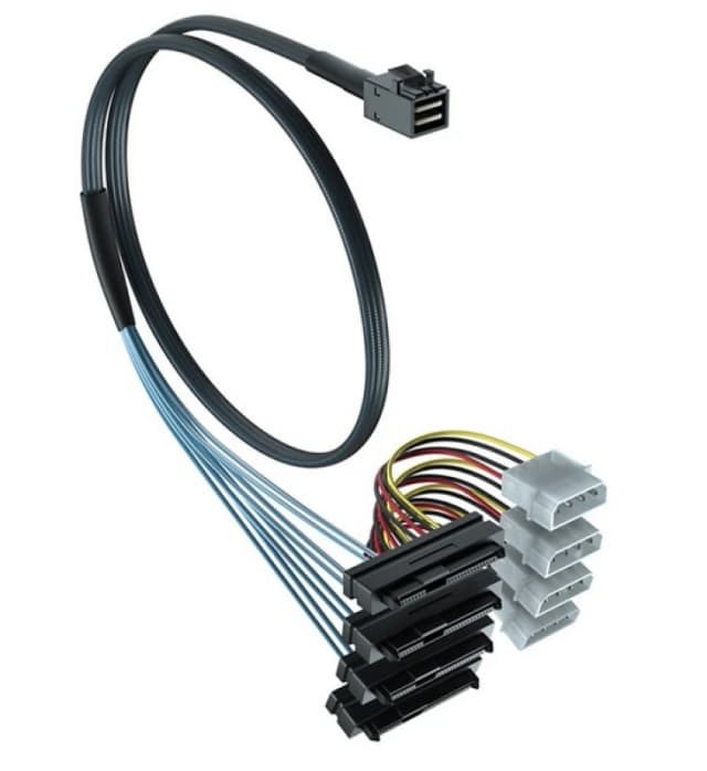 Overland-Tandberg O-T 0.5M internal SAS cable - mini-SAS (SFF-8643) to