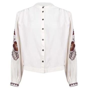 Scotch and Soda Embroidered Blouse - Cream 0003