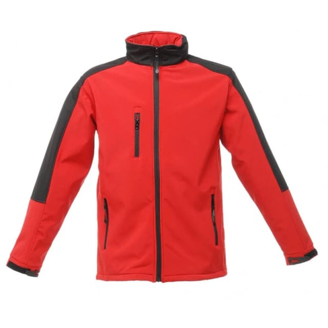 Regatta Professional Mens Hydroforce 3-layer Membrane Waterproof Breathable Softshell Jackets in Red Size: Small Red Male S