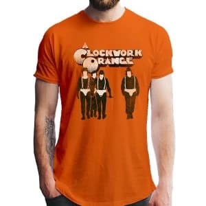 Clockwork Orange - Unisex Group T-Shirt (Orange)