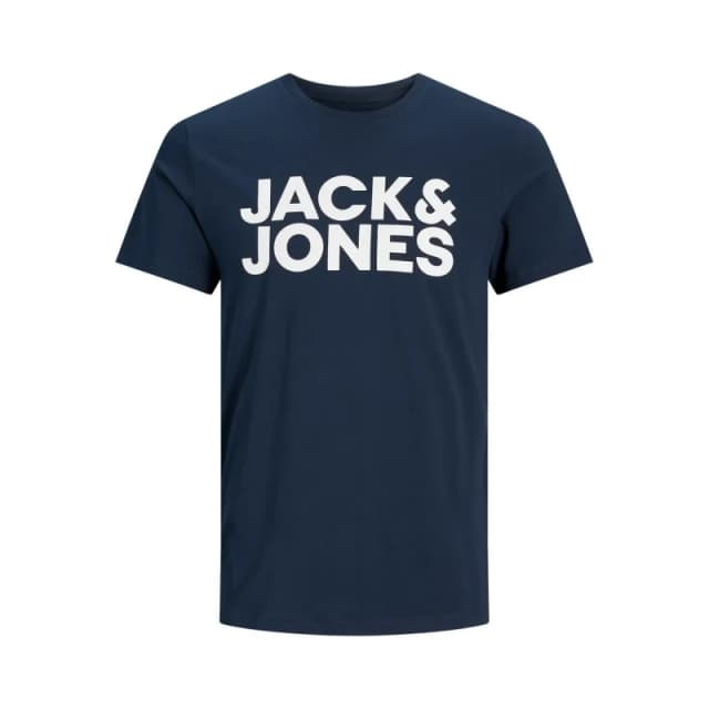 jack & jones Corp Big Logo T-Shirt Navy Blue Men XS;M;S