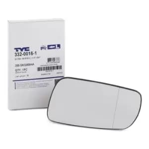 TYC Wing Mirror Glass SKODA 332-0016-1 6Y1857521C Side Mirror Glass,Mirror Glass,Door Mirror Glass,Rear View Mirror Glass,Mirror Glass, outside mirror