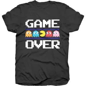 Pac-Man - Game Over Unisex X-Large T-Shirt - Black