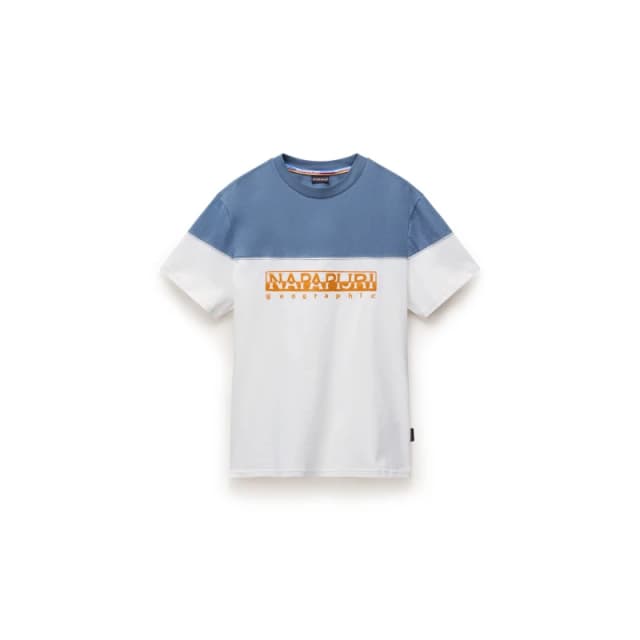 Napapijri Mens SATURNIA Regular Fit T-Shirt White Whisper male S