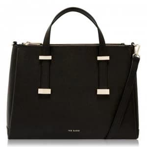 Ted Baker Juddy Leather Tote Bag - Black