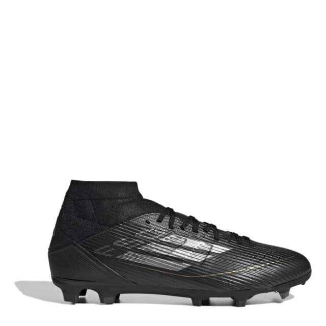 adidas F50 League Mid-Cut Firm Ground Football Boots - Black 6