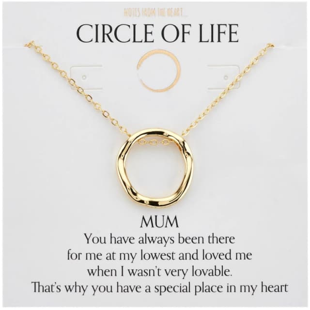 Notes From The Heart NFTH MUM CIRCLE OF LIFE Gold unisex One Size