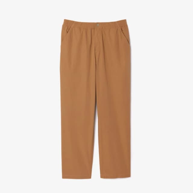 Lacoste Mens Closed Hem Woven Tracksuit Joggers Sand male 4XL