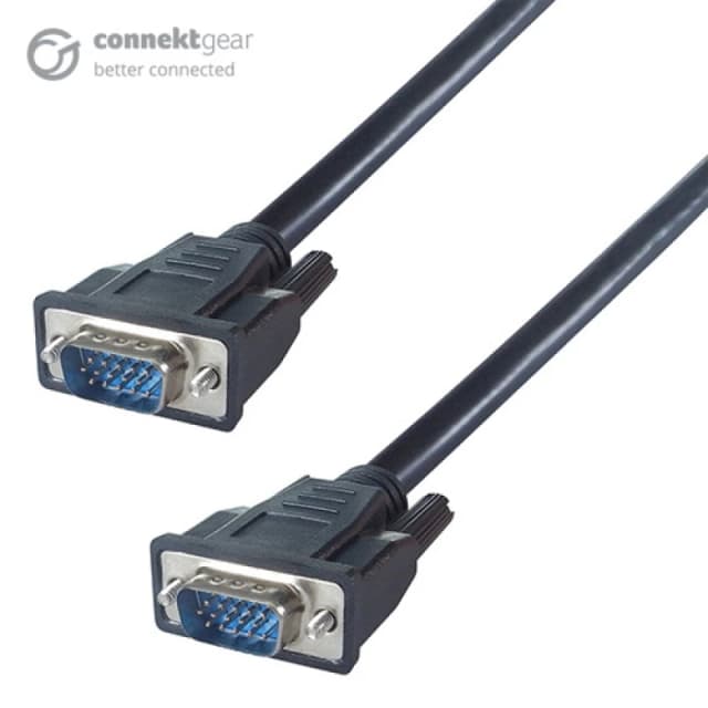 connektgear 20m VGA Monitor Connector Cable - Male to Male - Fully Wir