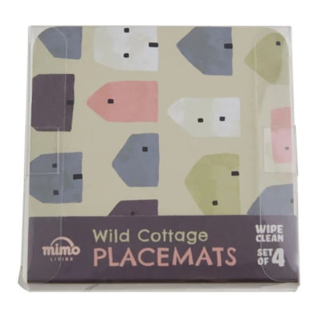 Premier Housewares Calcot 4Pc Square Wild Cottage Coasters Multi