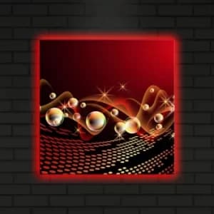 4040DACT-1 Multicolor Decorative LED Lighted Canvas Painting