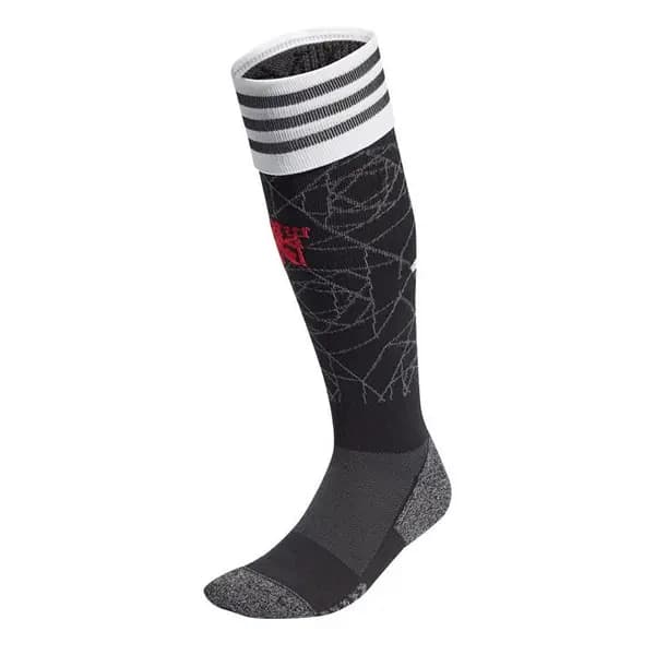 adidas Manchester United Home Socks 2023 2024 Adults Domestic Replica Football Socks Size 4-5.5 Black 37609103040