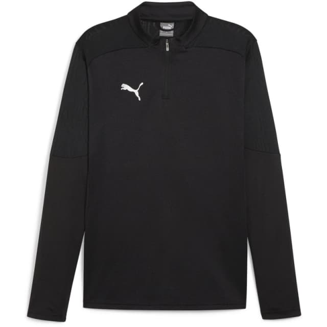 Puma Mens Teamfinal Training 1/4-Zip Fleece Black/Si male 3XL