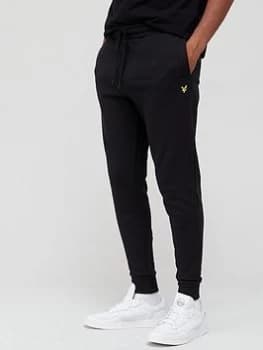 Lyle & Scott Skinny Fit Joggers - Black, Size 2XL, Men