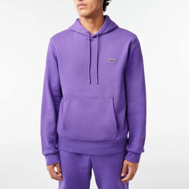 Lacoste Organic Cotton Hoodie - Purple Purple XS