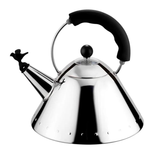 Alessi Bird Whistle Kettle Black unisex One Size