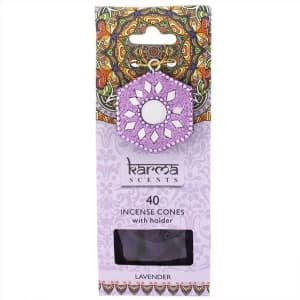 Karma Lavender Incense Cones Gift Set