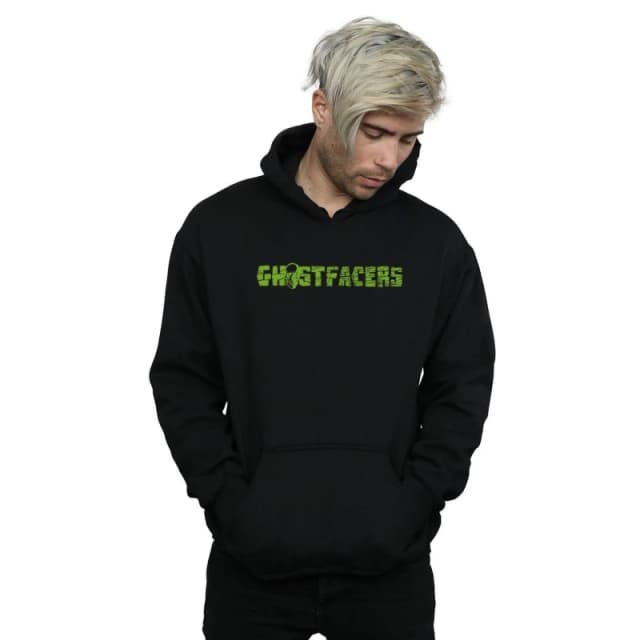 Supernatural Supernatural Men Ghostfacers Logo Hoodie in Black Size: Small Black S Male 5057972335130