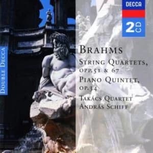 String Quartets Piano Quintet Schiff Takacs Quartet by Johannes Brahms CD Album