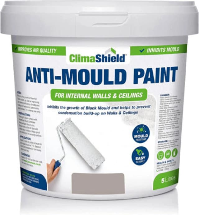 Smartseal Anti Mould Paint - Mountain Stone (2.5L) For Bathroom, Kitchen And Bedroom Walls & Ceilings 5.061E+12