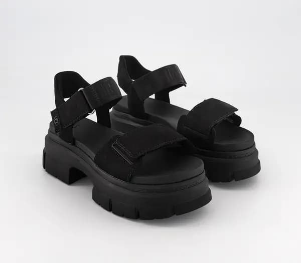 UGG Womens Ashton Ankle Sandals Black, 5