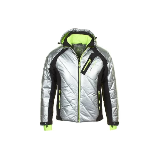 Peak Mountain Ski jacket Peak Mountain Cilver Argente Male 2XL CILVER/JS/ARGENT-NOIR