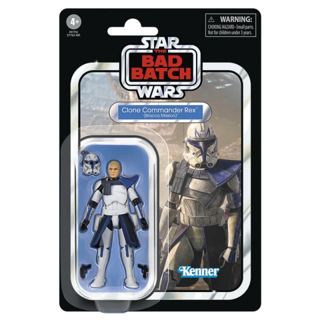 Hasbro Star Wars The Vintage Collection Clone Commander Rex, The Bad Batch Action Figure (3.75”)