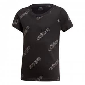 adidas Girls Favorite T-Shirt - Black/White