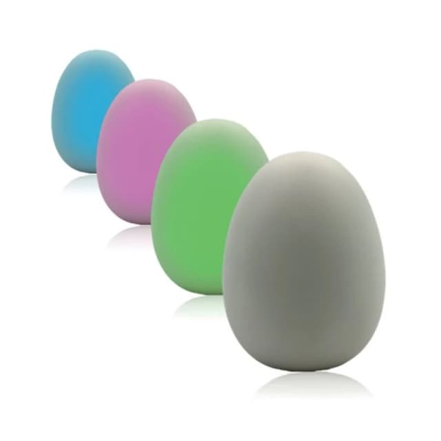 LED Sensory Light Up Egg Mood Light Battery Operated 90mm (Pack of 4) SCCE4