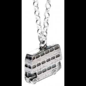 Sterling Silver Knight Bus Necklace