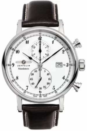 Mens Zeppelin Nordstern Chronograph Watch 7578-1