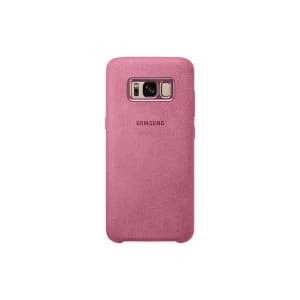 Samsung EF XG950APEGWW Galaxy S8 Alcantara Cover in Pink