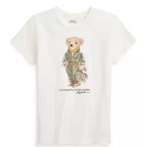 Polo Ralph Lauren Safari Bear t Shirt - White