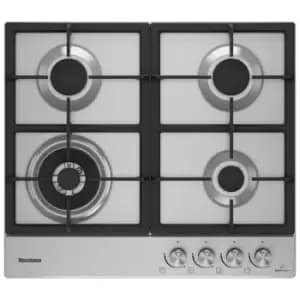 Blomberg GEN73415E 60cm 4 Burner Gas Hob in Stainless Steel