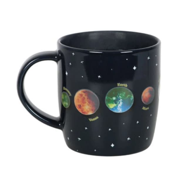 Something Different Something Different Solar System 500ml Heat Changing Mug in Light Blue Light Blue One Size Unisex 5063652070208