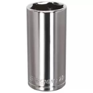Siegen S0681 WallDrive Socket 27mm Deep 1/2"Sq Drive